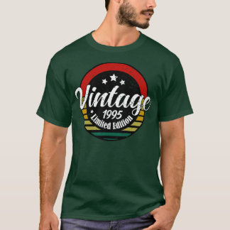 Camiseta Edição limitada Vintage 1995 aniversário 28.