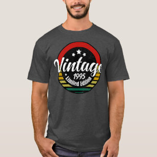 Camiseta Edição limitada Vintage 1995 aniversário 28.