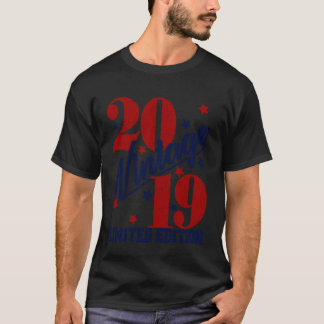 Camiseta Edição Limitada Vintage 2019 de 6º Aniversário Mas
