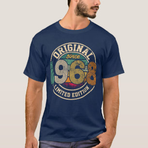 Camiseta Edição Limitada Vintage Aniversário 1968 vint