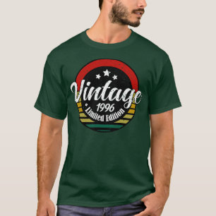 Camiseta Edição limitada Vintage aniversário de 1996 27º an