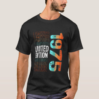 Camiseta Edição Limitada Vintage Retro Ano de Nascimento 19