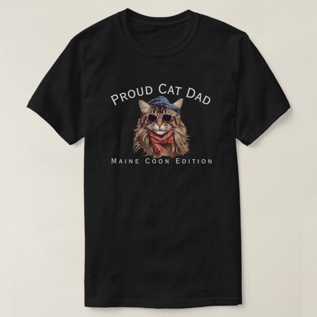 Camiseta Edição Maine Coon (Frente do Design)