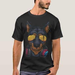 Camiseta Edição Vintage Distressed Atitude Doberman