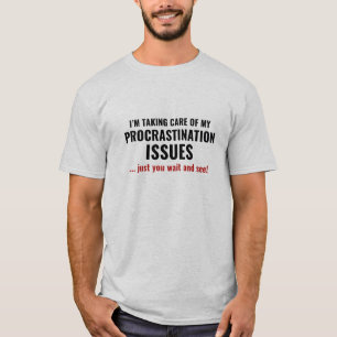 Camiseta Edições da procrastinação