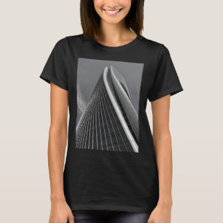 Camiseta Edifício de arranha-céus de arquitetura Zaha Offic