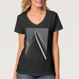 Camiseta Edifício de arranha-céus de arquitetura Zaha urban