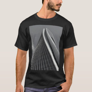 Camiseta Edifício de escritórios arranha-céu urbano de arqu