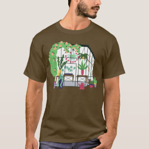 Camiseta Edifício Edifício Edifício de Efeito Estufa Planad