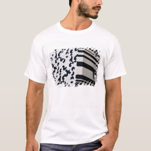 Camiseta Edifício moderno preto e branco em Hong Kong