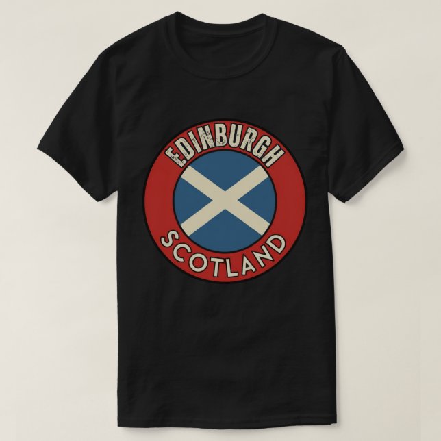 Camiseta Edimburgo, Escócia (Frente do Design)