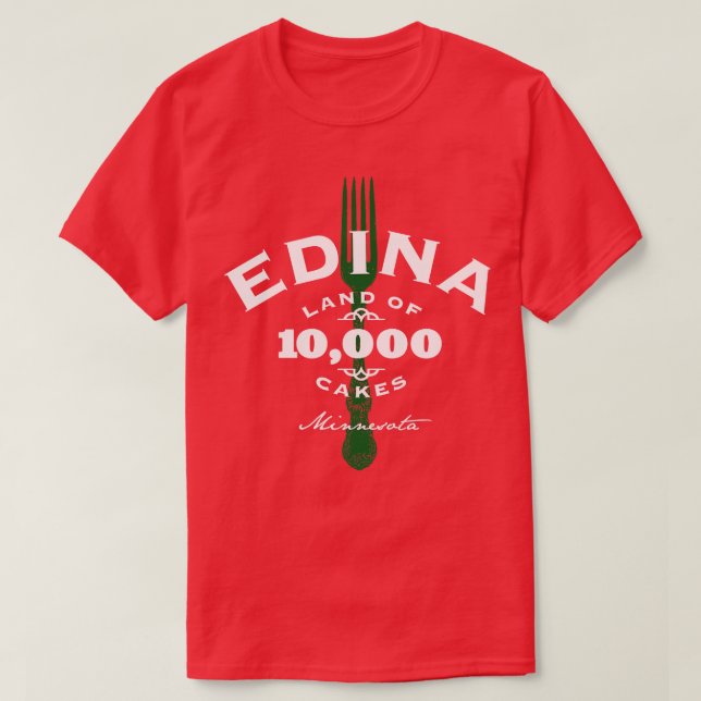 Camiseta Edina Cake Eater (Frente do Design)