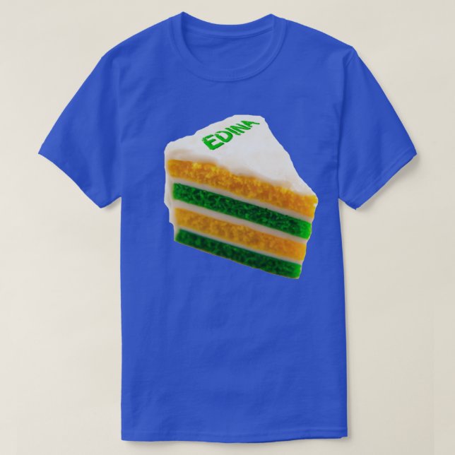 Camiseta Edina Cake Eater (Frente do Design)