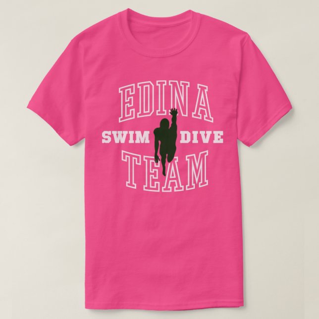Camiseta Edina Natação Dive Team5 (Frente do Design)