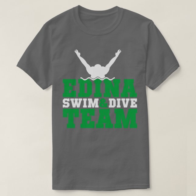 Camiseta Edina Natação Dive Team 5 (Frente do Design)
