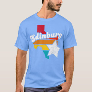 Camiseta Edinburg Texas Vintage aflita Souvenir