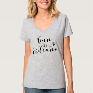 Camiseta Edinburgh Flag Heart, Dùn Èideann T-Shirt