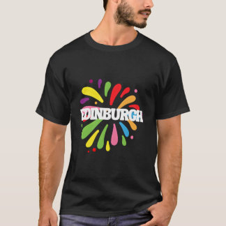 Camiseta Edinburgh Scotland Colorful Festival