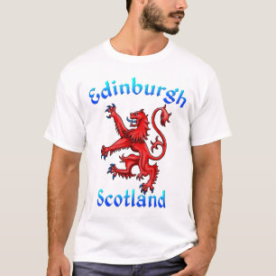 Camiseta Edinburgh Scotland Lion Rampant Scottish Flag