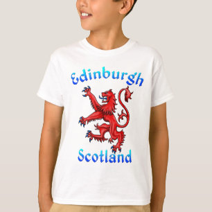 Camiseta Edinburgh Scotland Lion Rampant Scottish Flag