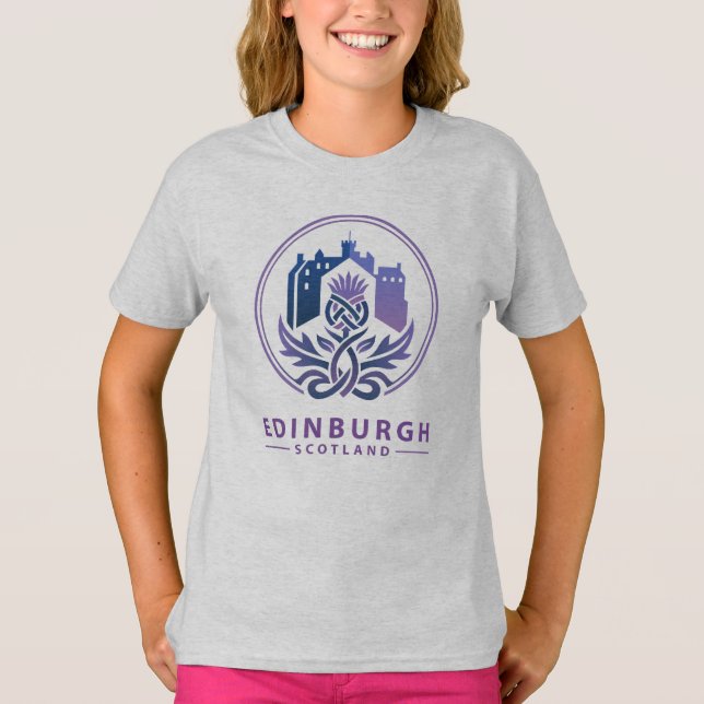 Camiseta Edinburgh Scotland United Kingdom (Frente)