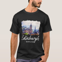 Edinburgh Watercolor Painting Edimburgo