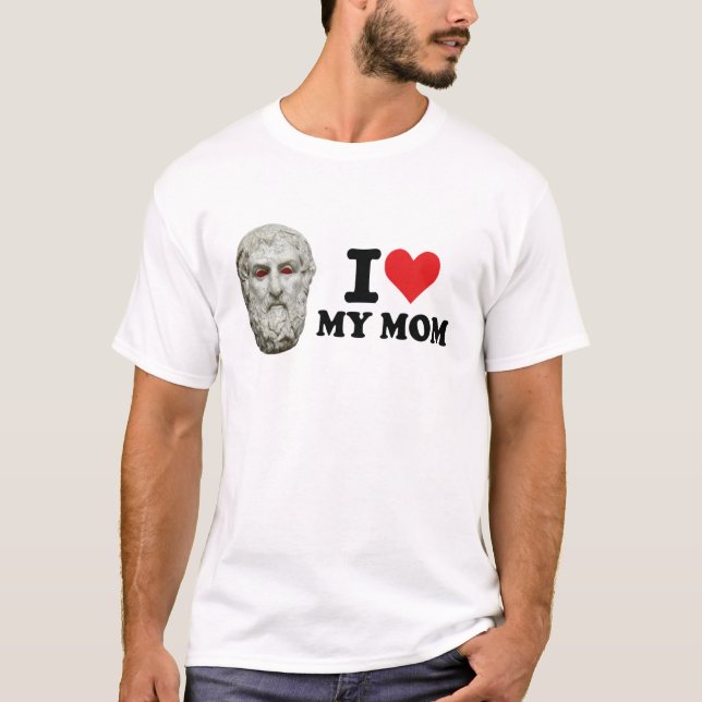 Camiseta Édipo "Eu amo minha mãe" T-Shirt (Frente)