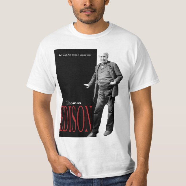Camiseta Edison - gângster (Frente)