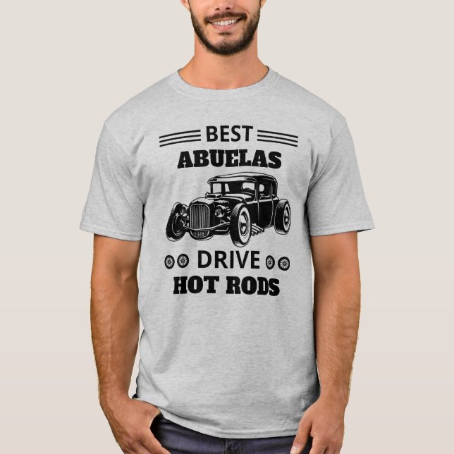 Camiseta Editar Todo o Nome do Texto Melhores Avós Dirigem  (Frente)