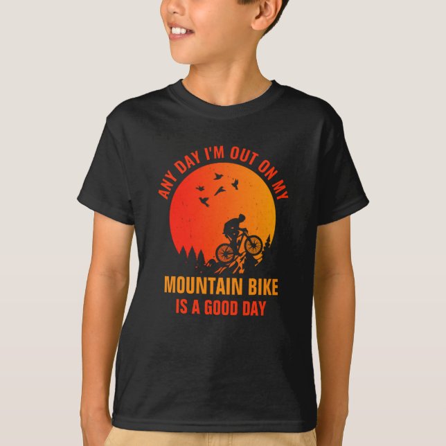 Camiseta Editar TODO O Texto Adicionar Nome Bicicleta Monta (Frente)