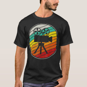 Camiseta Editor de Câmera Vintage do Fabricante de Arquivos