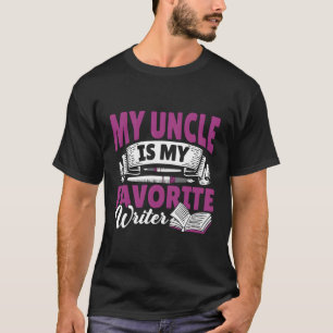 Camiseta Editor de Profissão Caneta Meu Tio É Meu Escrito F