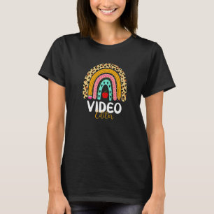Camiseta Editor de vídeo Rainbow News Media Production Comm