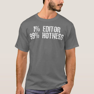 Camiseta Editor engraçado Editor de filmes fotográficos Edi