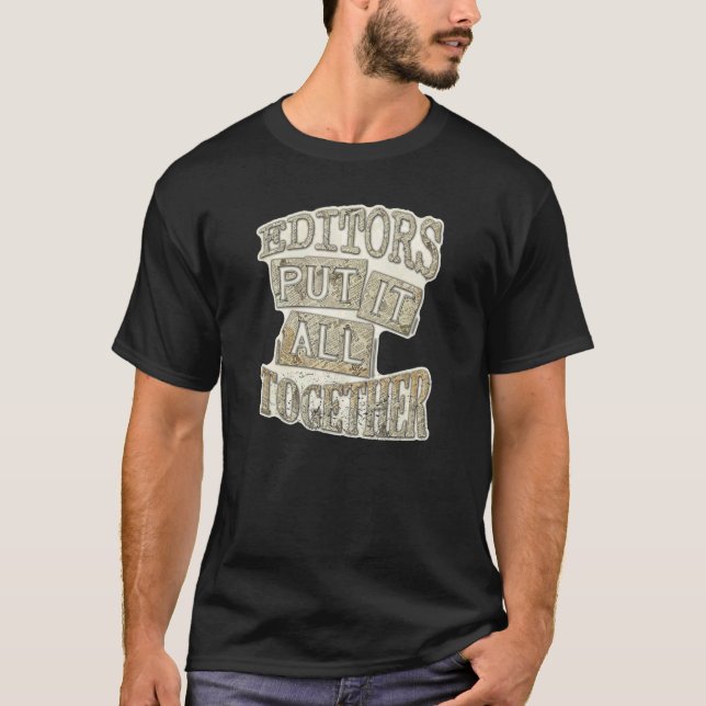 Camiseta Editores Unem Tudo Edição Profissional F (Frente)
