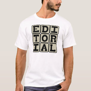 Camiseta Editorial, Artigo de Jornal