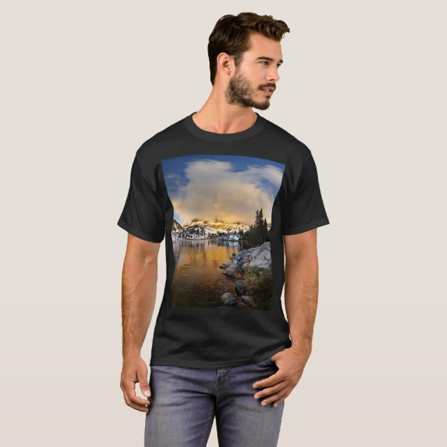 Camiseta Ediza Lake Sunset - Serra Nevada (Frente Completa)