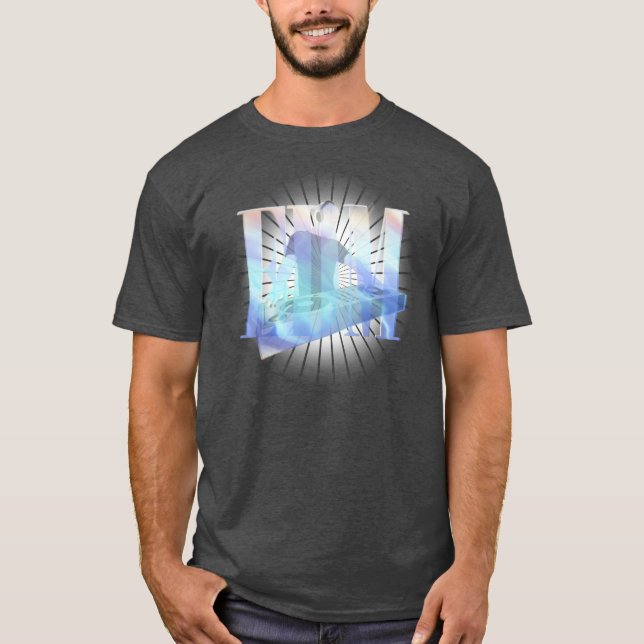 CAMISETA EDM AZUL ELÉTRICO (Frente)