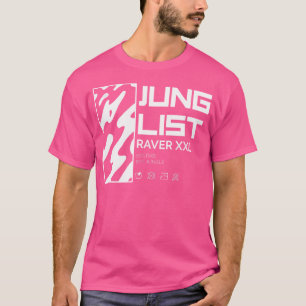 Camiseta Edm De Rave Selvagem Líquida De Música De Bass E D