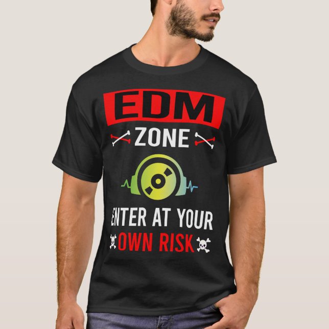 Camiseta EDM de Zona de Risco (Frente)