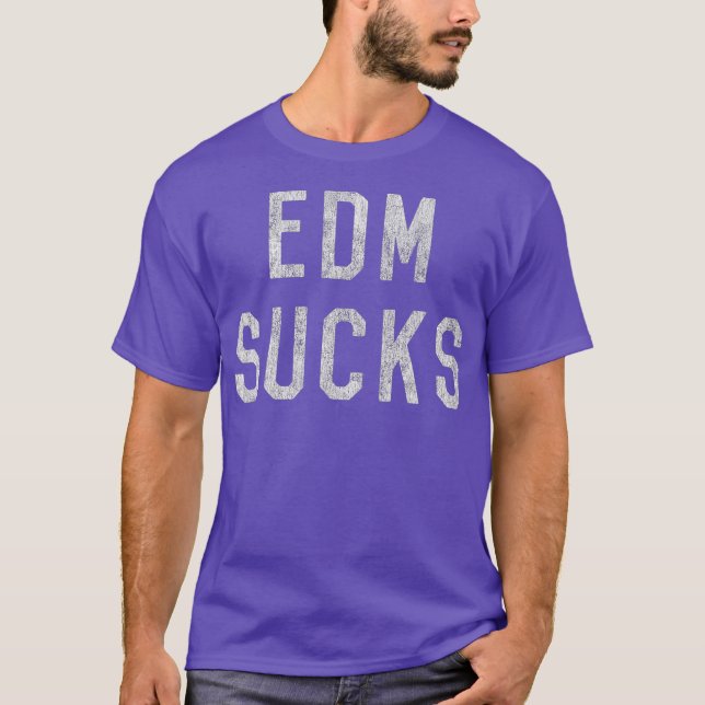 Camiseta EDM Electronic Dance Music Suja (Frente)