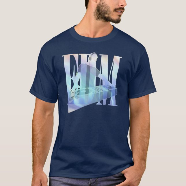 CAMISETA EDM ELÉTRICO AZUL (Frente)
