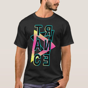 Camiseta EDM Geométrico Trance House Techno Rave Dance Musi