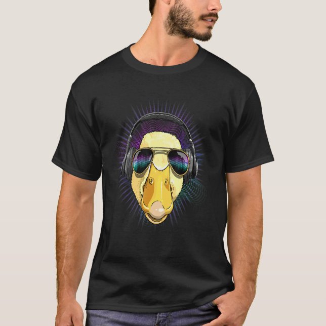 Camiseta EDM House Music DJs Duck Music Artist Farme (Frente)