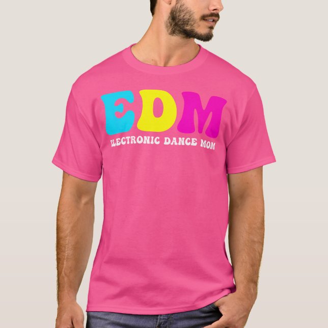 Camiseta Edm Mãe - Rave Mãe Festival de Música Engraçado (Frente)