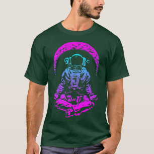 Camiseta EDM Rave Music Festival Trippy Astronaut Crescent