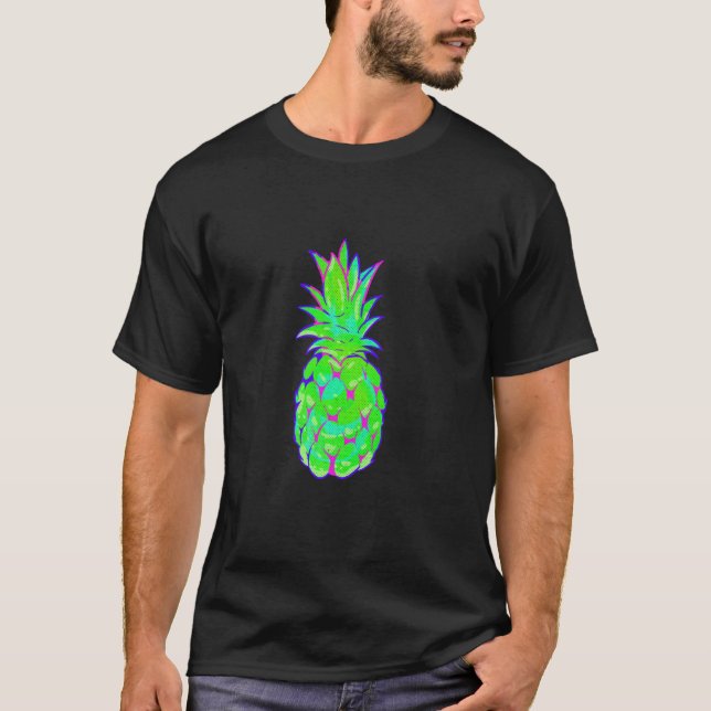 Camiseta Edm Rave Pineapple (Frente)