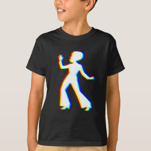 Camiseta Edm Tricolor - 70 Dançarina Feminina - Glitch - Ra