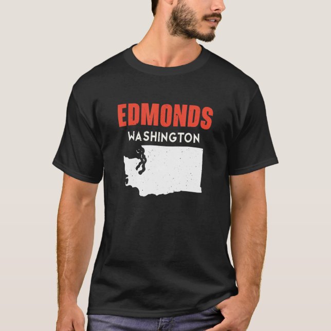 Camiseta Edmonds Washington USA State America Travel Washin (Frente)