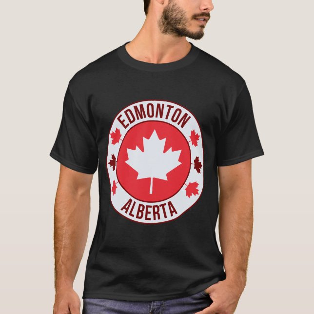 Camiseta Edmonton, Canada City T-Shirt | Travel & Hometown  (Frente)